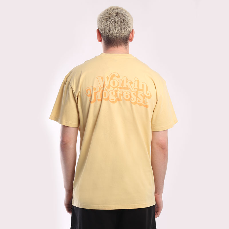 мужская желтая футболка Carhartt WIP S/S Fez T-Shirt I032077-citron - цена, описание, фото 3